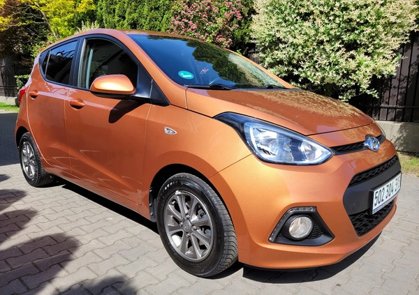 Hyundai i10 cena 34900 przebieg: 75380, rok produkcji 2015 z Warszawa małe 529